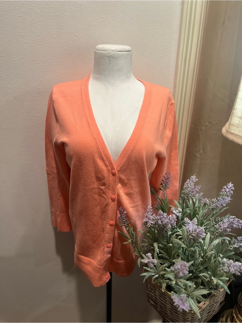 Merona Coral Cardigan Sweater